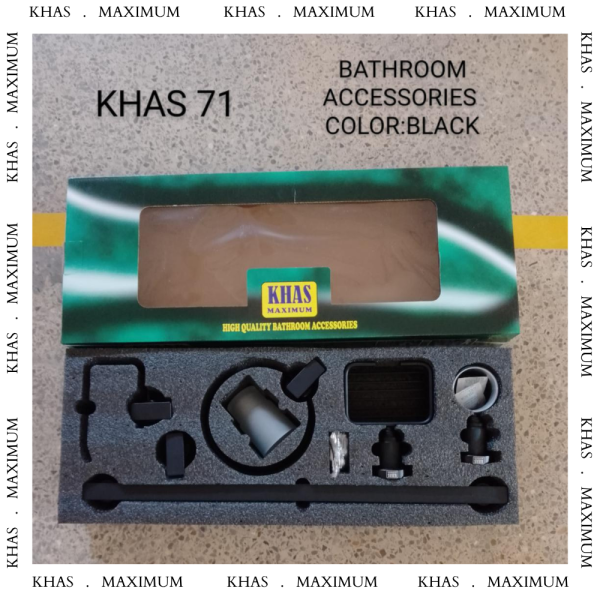 KHAS BATH SET 71 BLACK