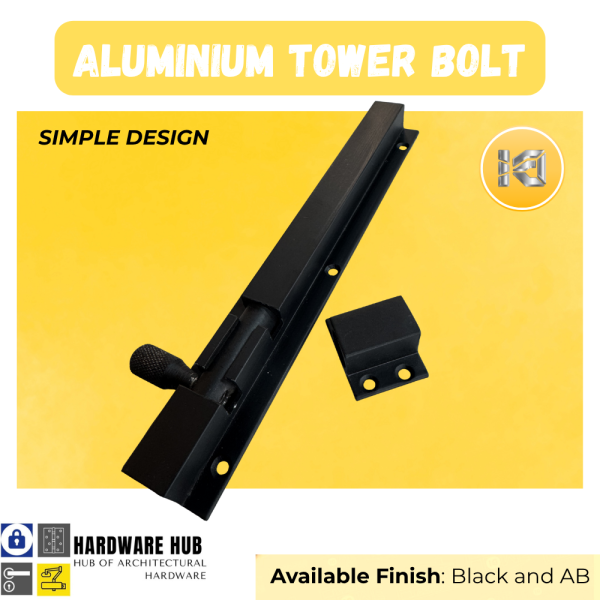 TOWER BOLT ALUMINIUM SIMPLE