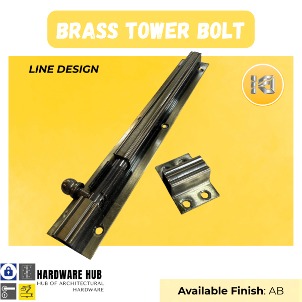 TOWER BOLT BRASS LINE 