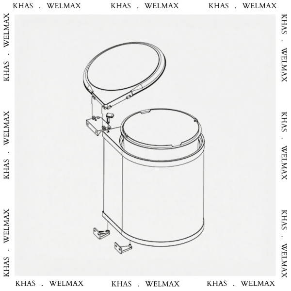 DUSTBIN KITCHEN CABINET WELMAX DUSTBIN KITCHEN CABINET WELMAX