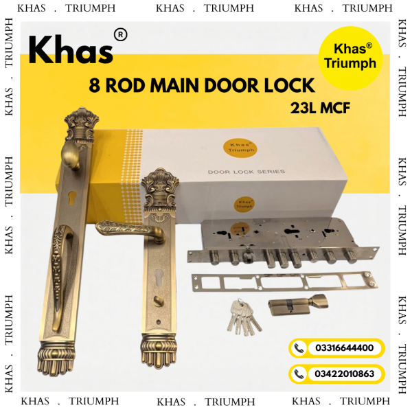 KHAS 8 ROD MAIN DOOR LOCK 23L