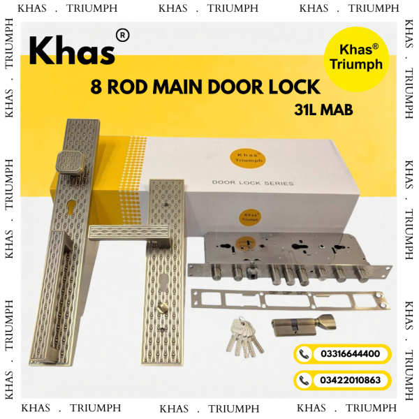 KHAS 8 ROD MAIN DOOR LOCK 31L