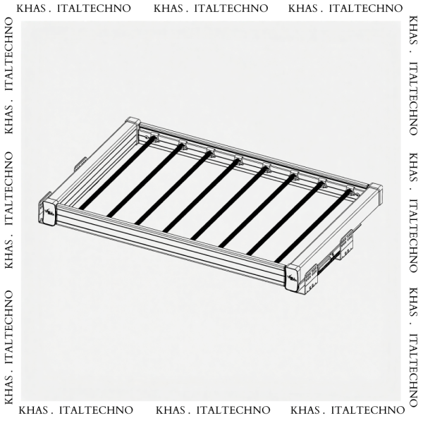 ITALTECNO TROUSER RACK WITH SOFT CLOSING