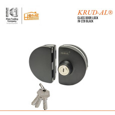 KHAS KRUDAL GLASS DOOR D LOCK BLACK