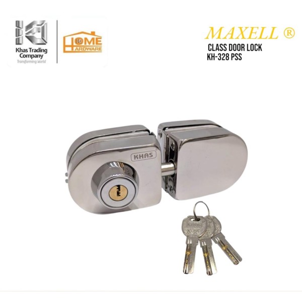 KHAS MAXELL GLASS DOOR D LOCK 