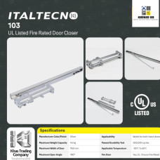 ITALTECNO 103 CONCEALED DOOR CLOSER