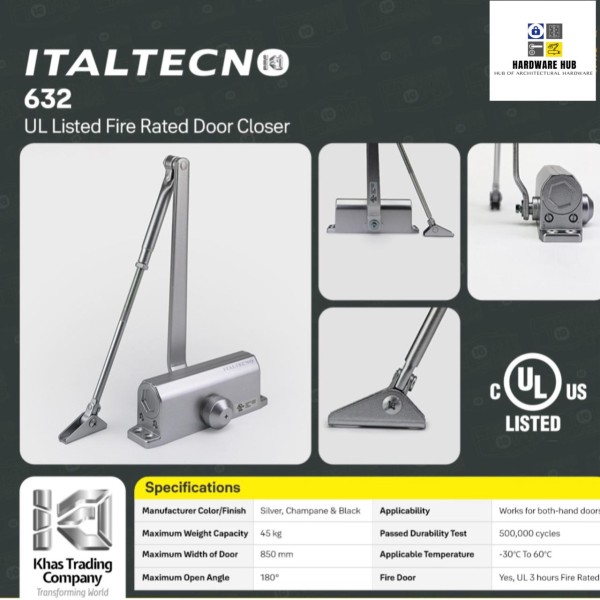 ITALTECNO 632 DOOR CLOSER