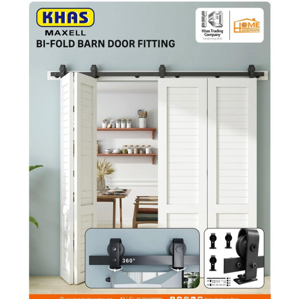 KHAS MAXELL BARN BIFOLD DOOR SLIDING SYSTEM