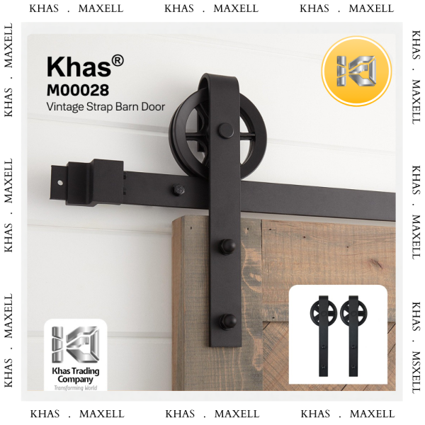 KHAS BARN DOOR ROLLER FULL SET M00028 VINTAGE STRA...