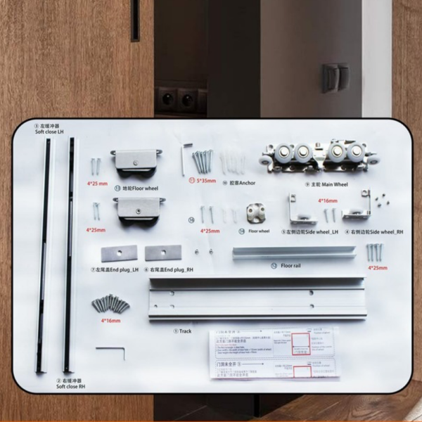 KHAS MAXELL GHOST ( CONCEALED ) SLIDING DOOR SYSTEM