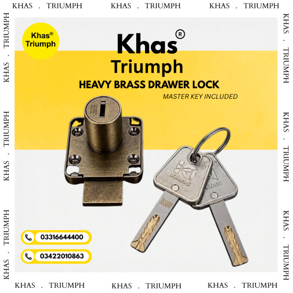 KHAS TRIUMPH HEAVY DRAWER LOCK
