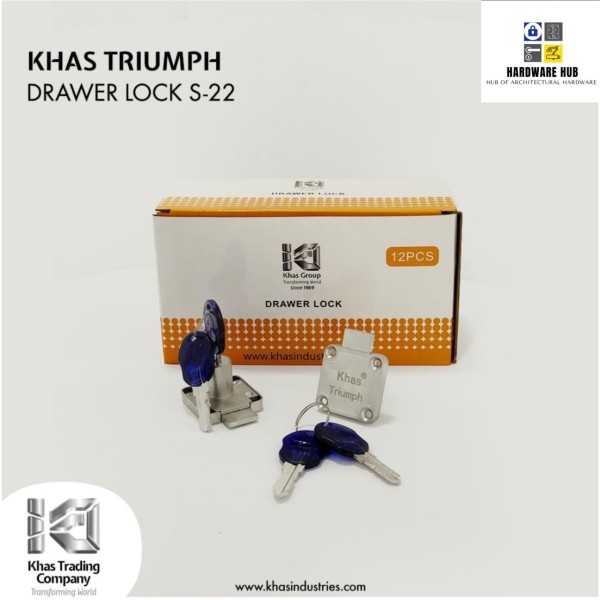 KHAS TRIUMPH S-22 DRAWER LOCK