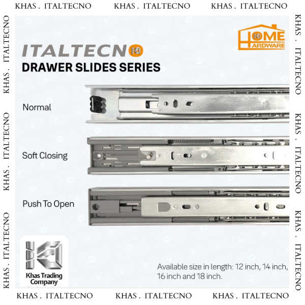 KHAS ITALTECNO PREMIUM SIMPLE DRAWER SLIDE