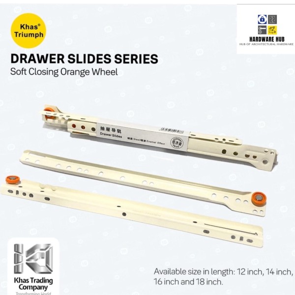 TRIUMPH SOFT CLOSING WHEEL DRAWER SLIDE