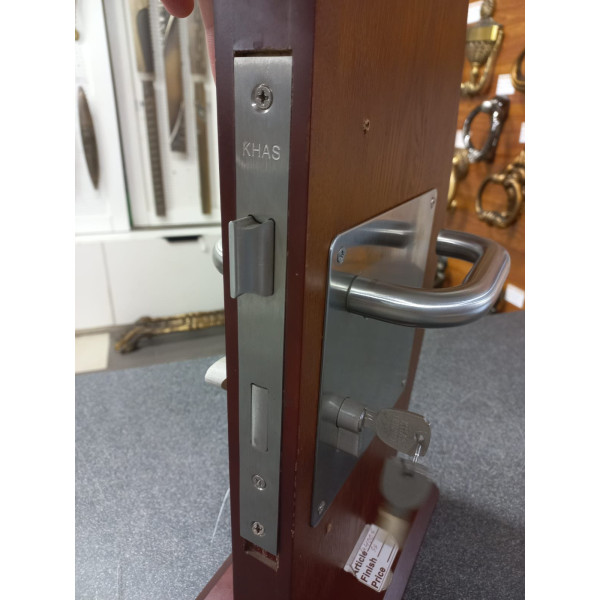 KHAS HOSPITAL PLATE LOCK STAINLESS STEEL 