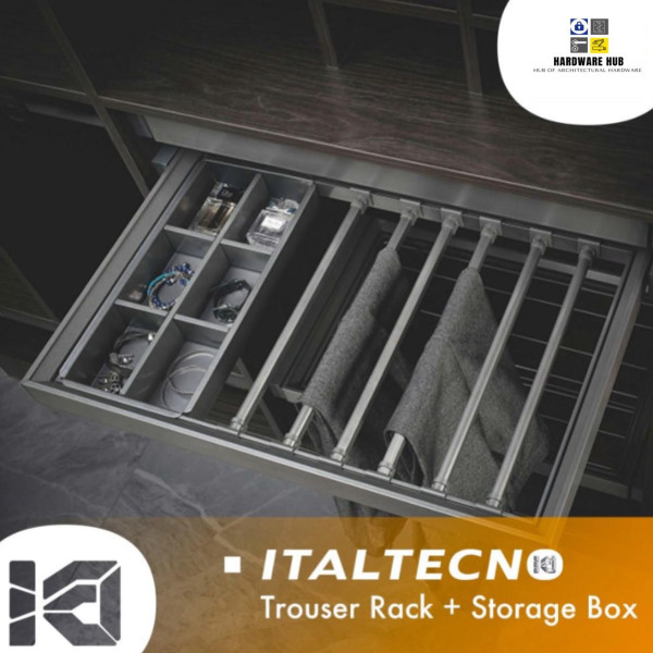 ITALTECNO TROUSER RACK + STORAGE BOX