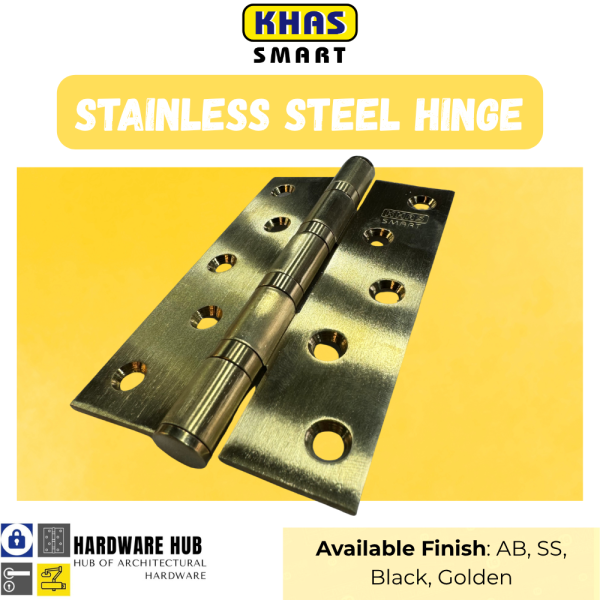 KHAS SMART STAINLESS STEEL 201 DOOR HINGES